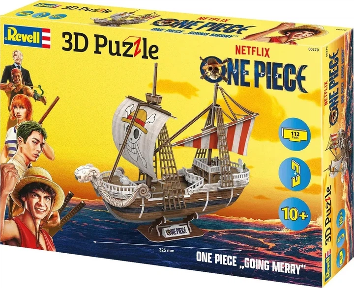Пазл 3D Revell Going Merry (Flying Lamb): One Piece 112 деталей (4009803002705) - зображення 6