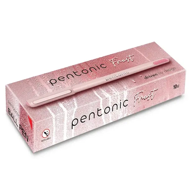 Ручка кулькова масляна Pentonic Frost LINC чорнило червоне 0.7 мм (412221) - Фото 2 Ручка кулькова масляна Pentonic Frost LINC чорнило червоне 0.7 мм (412221) - зображення 2
