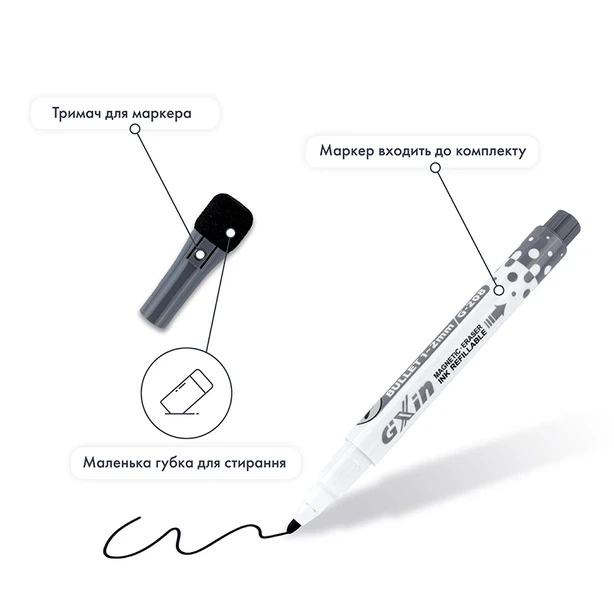 Планер настінний без лінування А3 Axent (9618-A) - изображение 3