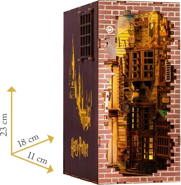 Пазл Revell Diagon Alley - Harry Potter: Tiny Adventures (Book Nook) 202 деталі (4009803005300) - зображення 4