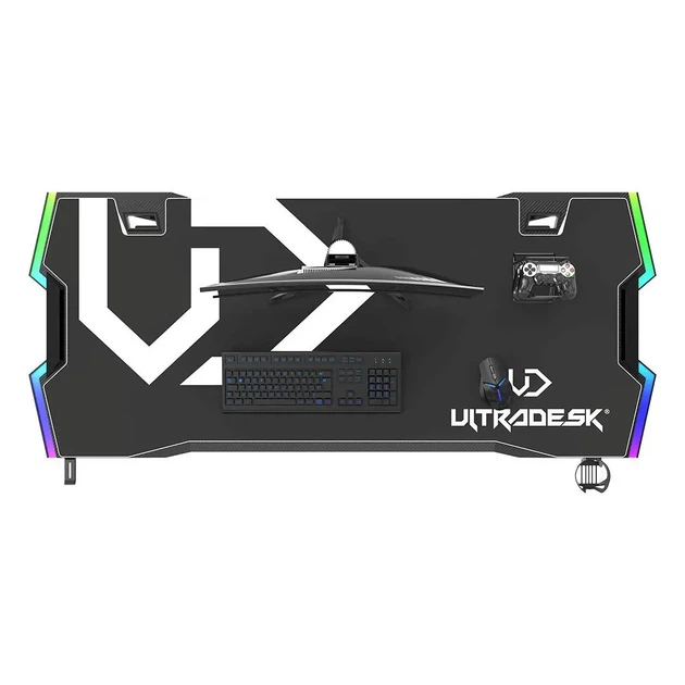Геймерський ігровий стіл ULTRADESK Force White - изображение 6