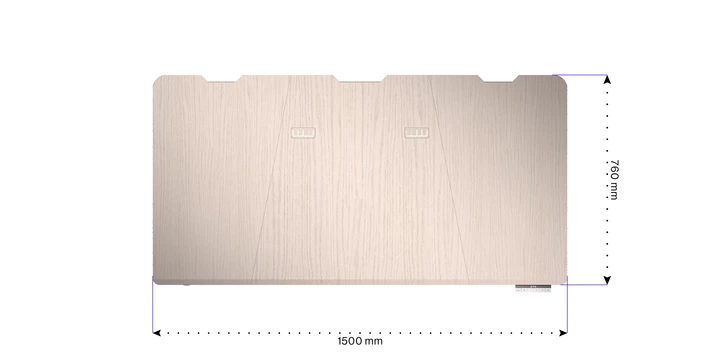 Стіл Endorfy Atlas L Electric Light Wood - изображение 7