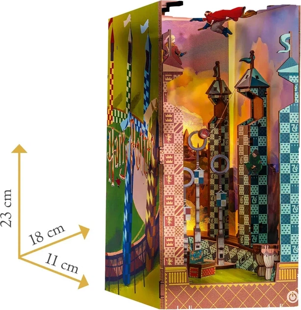 Пазл Revell Quidditch Field - Harry Potter: Tiny Adventures (Book Nook) 124 деталі (4009803005324) - зображення 3