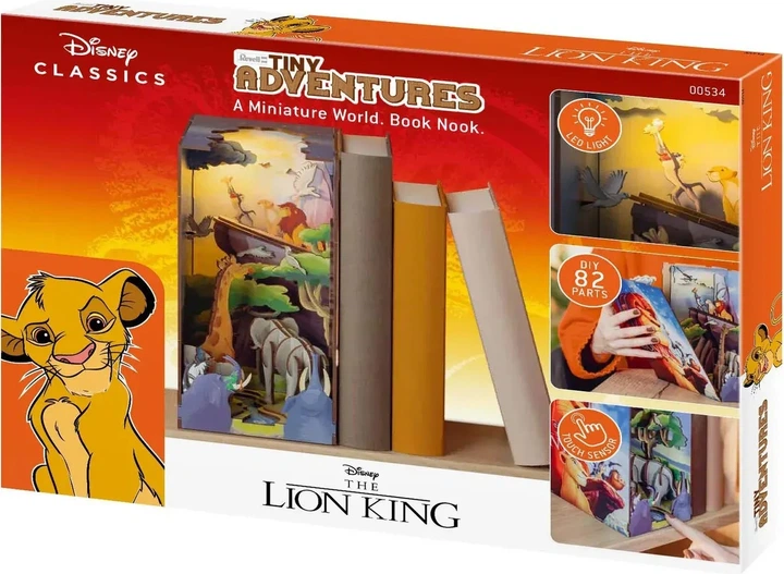 Пазл Revell Tiny Adventures - Disney "Lion King" (Book Nook) 82 деталі (4009803005348) - зображення 6