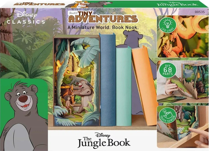 Пазл Revell Tiny Adventures - Disney "The Jungle Book" (Book Nook) 68 деталей (4009803005355) - зображення 6