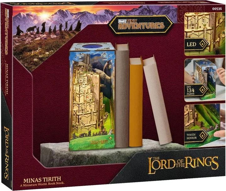 Пазл Revell Tiny Adventures - Lord of the Rings "Minas Tirith" (Book Nook) 134 деталі (4009803005362) - зображення 3