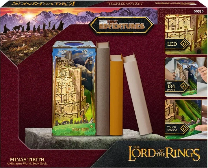 Пазл Revell Tiny Adventures - Lord of the Rings "Minas Tirith" (Book Nook) 134 деталі (4009803005362) - зображення 4
