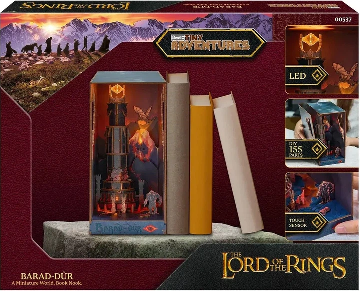 Пазл Revell Tiny Adventures - Lord of the Rings "Barad-Dûr" (Book Nook) 155 деталей (4009803005379) - зображення 4