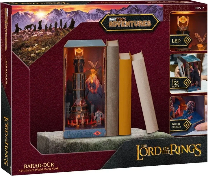 Пазл Revell Tiny Adventures - Lord of the Rings "Barad-Dûr" (Book Nook) 155 деталей (4009803005379) - зображення 5