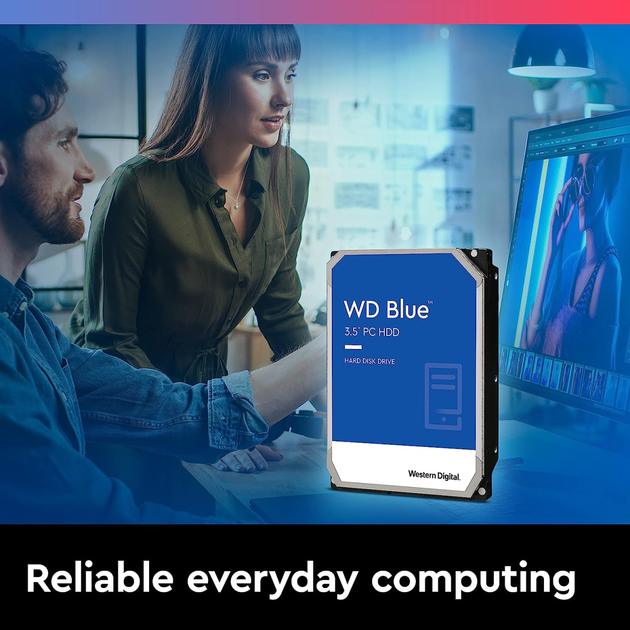 Жорсткий диск 3.5` WD Blue 1TB SATA 64MB (WD10EZEX) [81210] - зображення 3