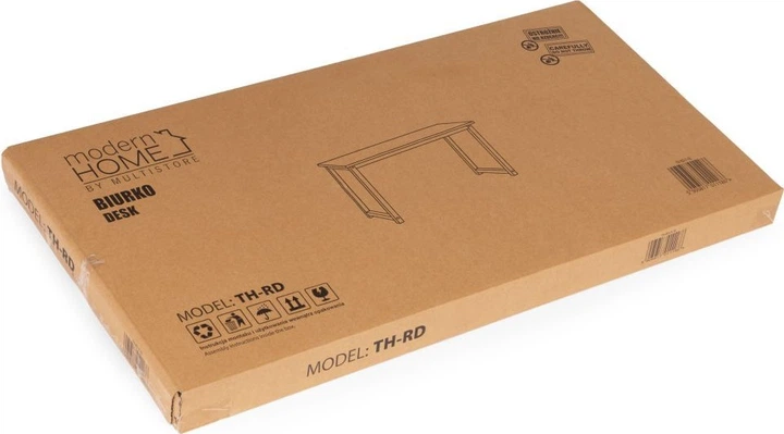 Biurko komputerowe ModernHome by Multistore szkolne 120 x 60 cm TH-RD-5 Czarne (5905817011162) - obraz 7