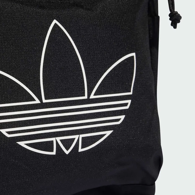 Рюкзак спортивный тканевый 20 л вмещает формат А4 Adidas Adicolor Backpack KD7859 Черный (4068805222924) - изображение 4