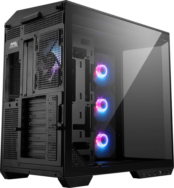 Комп'ютерний корпус MSI MAG Pano 100R PZ панорамний Black (р.Midi-Tower) - зображення 6