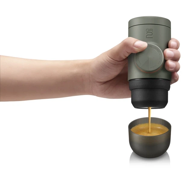Кофеварка портативная эспрессо Wacaco Minipresso GR2 Black механическая для молотого кофе (21-79-WMINIGR2) - изображение 5