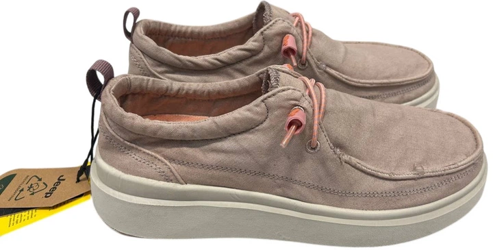 Mokasyny damskie Jeep JL51500A-080 38 25.5 cm Różowe (8052597155061) (955555911162004) - Outlet - obraz 3