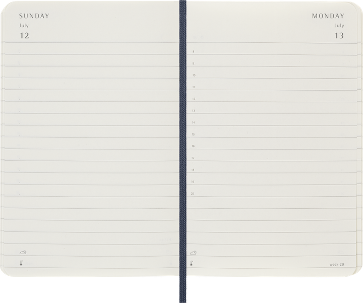 Щоденник 2026 Moleskine 200 сторінок Сапфірова блакить (8056999274566) - зображення 3