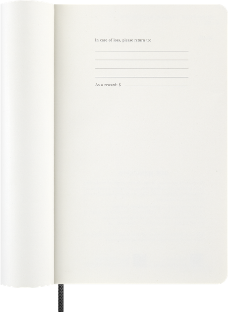 Щоденник 2026 Moleskine 200 сторінок Чорний (8056999275297) - зображення 2