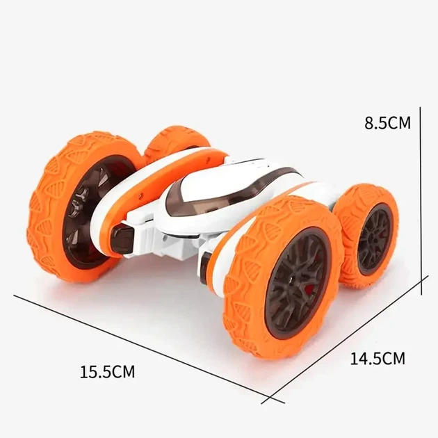 Машинка перевертыш на радиоуправлении с подсветкой 4WD электрический двигатель радиус действия 100 метров фиолетовая Storm Stunt C - Фото 8 Машинка перевертыш на радиоуправлении с подсветкой 4WD электрический двигатель радиус действия 100 метров фиолетовая Storm Stunt C - изображение 8