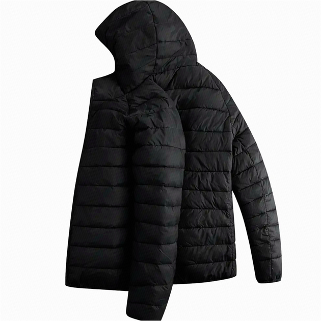 Мужская куртка с подогревом USB 3 режима размер М полиэстер черная для холодной погоды - изображение 3