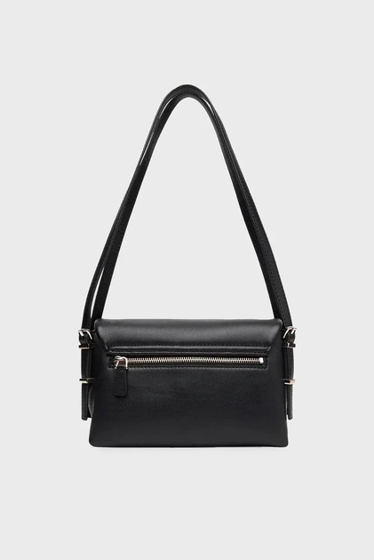 Жіноча чорна сумка LEFIA FLAP Guess OS HWBG9644190 - изображение 4