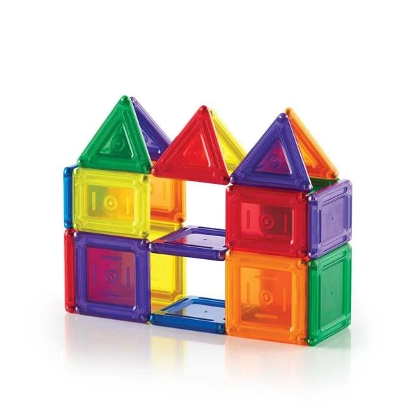 Магнітний конструктор Guidecraft PowerClix Solids, 44 деталі (G9421) - изображение 5