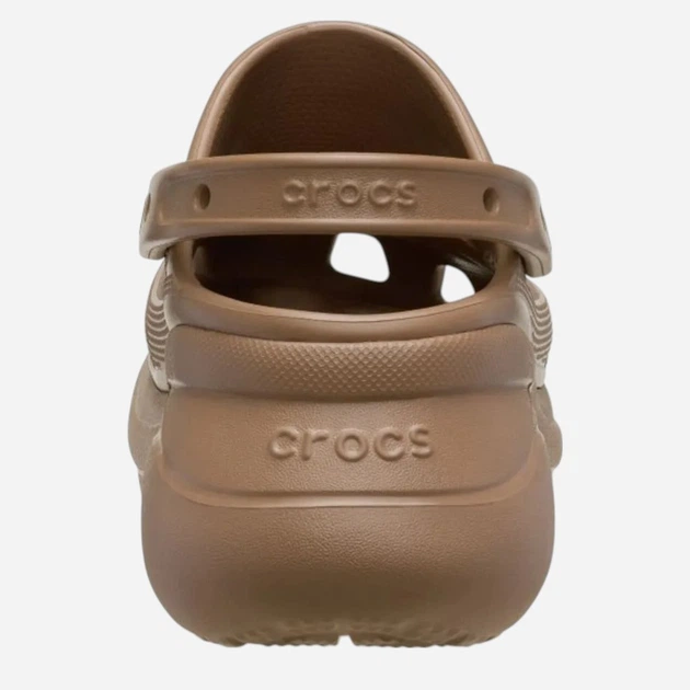 Chodaki damskie na wysokiej platformie Crocs Classic Bae Clog 206302-2JJ 36-37 (M4/W6) Jasnobrązowe - obraz 6