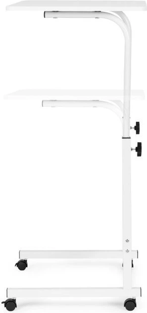 Mobilny stolik boczny ModernHome by Multistore regulowany 60 x 89 x 40 cm TH-LD-5 Biały (5905817011155) - obraz 5