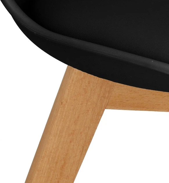 Krzesło do kuchni i salonu Springos Verde DC0015 Czarne (5907719469973) - obraz 11