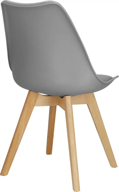 Krzesło do kuchni i salonu Springos Verde DC0017 Szare (5907719469997) - obraz 4