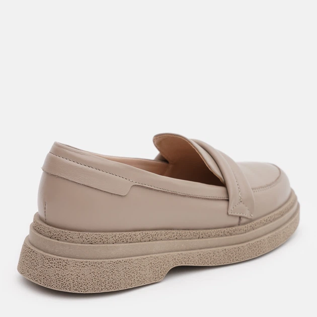Женские лоферы кожаные PARADIZE SHOES T-801 37 Бежевые (ROZ6501009773) - изображение 5