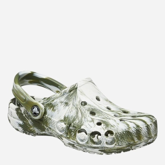 Chodaki męskie Crocs Baya Marbled 206935-309 41-42 (M8/W10) Zielone - obraz 2