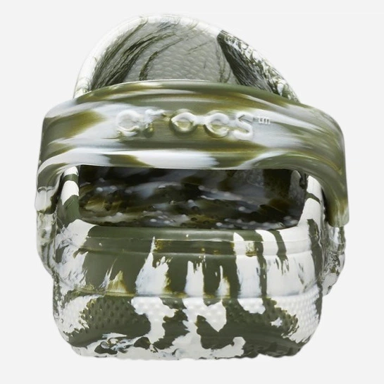 Chodaki męskie Crocs Baya Marbled 206935-309 41-42 (M8/W10) Zielone - obraz 6