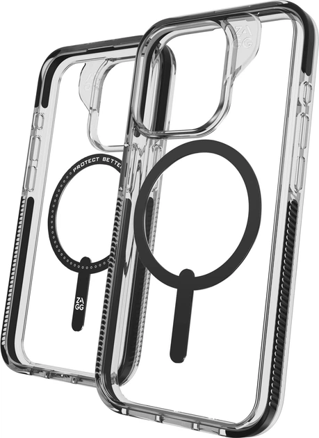 Панель Zagg Santa Cruze Snap для Apple iPhone 15 Pro Black/Transparent (702312638) - зображення 2