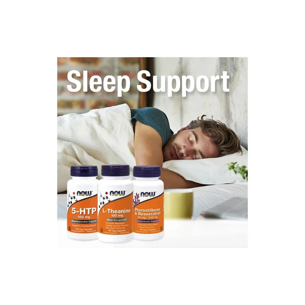 Л-Теанін підвійна сила Now Foods (L-Theanine) 200 мг 60 капсул (NOW-00147) - зображення 5