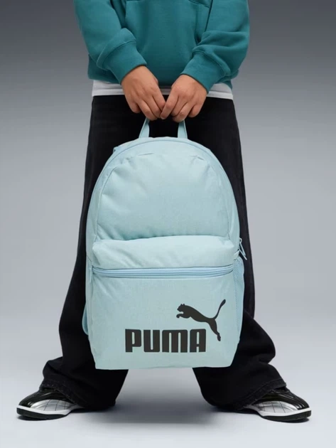 Рюкзак спортивный 22 л вмещает формат А4 Puma Phase Essentials 09117633 Seafoam-Heather (4069162047106) - изображение 2