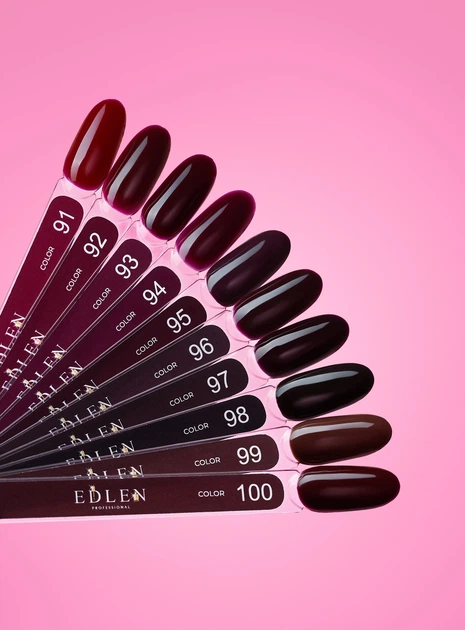 Гель лак Edlen Color No100 9 мл - Фото 2 Гель лак Edlen Color No100 9 мл - изображение 2
