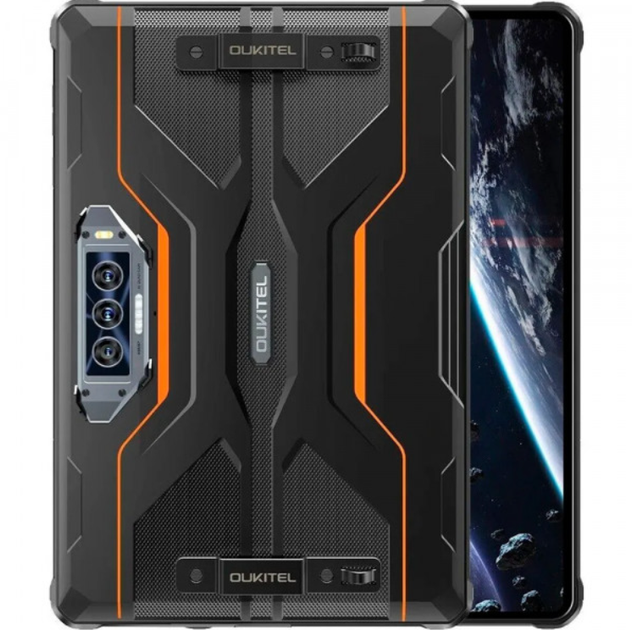 Планшет Oukitel RT8 11quot; FHD+ 6GB 256GB 48+32Мп IP69K LTE Black-Orange (LKMTR_829478) - изображение 2