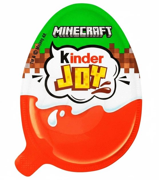Шоколадне яйце Kinder Joy Minecraft 20г - зображення 1