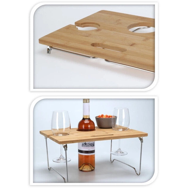 Taca-stolik La Cucina 95102 bambusowa 38 x 28 cm (8720573846066) - obraz 3