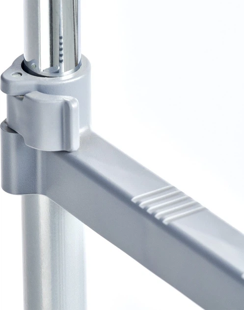 Stojak na ubrania Zeller 2 poziomowy Srebrny (4003368171517) - obraz 4