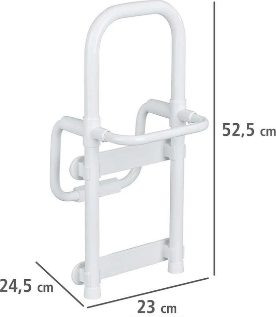 Драбинка для ванни Wenko Secura поручень для ванної кімнати (4008838811047) - зображення 6