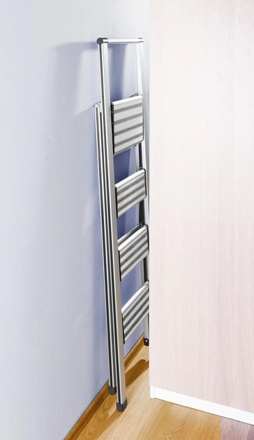 Драбина Wenko алюмінієва 4-ступенева Сіра (4008838601006) - зображення 5