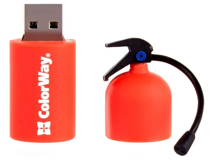 Флешка ColorWay 32GB Fire Red (CW-USBFE32) - зображення 3