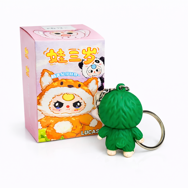 Коллекционный брелок-фигурка «Динозаврик» — kawaii арт-персонаж, брелок для ключей - Фото 2 Коллекционный брелок-фигурка «Динозаврик» — kawaii арт-персонаж, брелок для ключей - изображение 2
