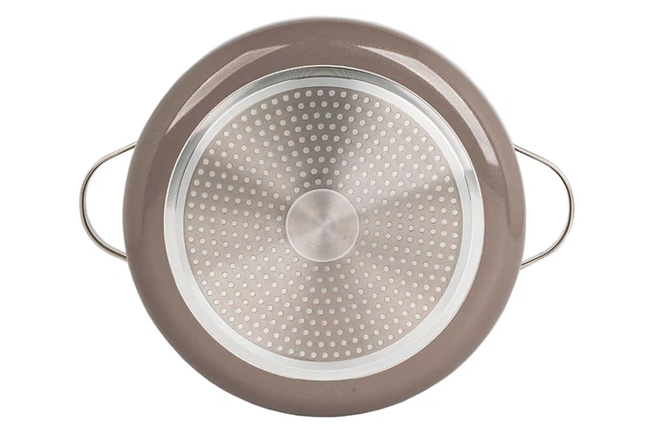 Кастрюля з кришкою Maestro MR-4009-24, Ø 24 см, 4,1 л, з керамічним покриттям та сталевими ручками - зображення 4