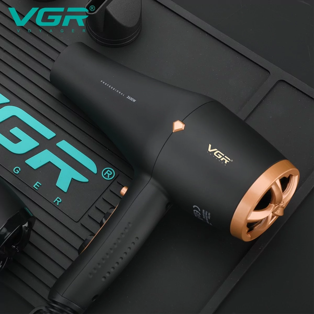 Фен 2600 Вт для волос VGR V-462 - Фото 2 Фен 2600 Вт для волос VGR V-462 - изображение 2