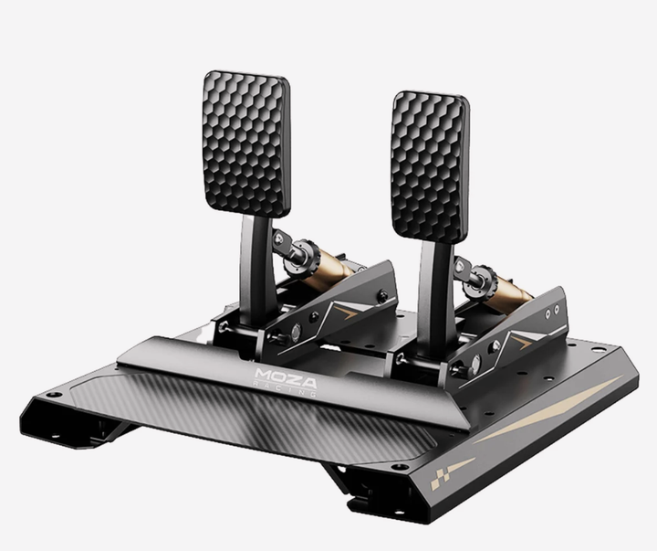 Педалі для керма Moza Racing CRP2 RS066 (газ + гальмо) для PC та Xbox, USB - Фото 1 Педалі для керма Moza Racing CRP2 RS066 (газ + гальмо) для PC та Xbox, USB - зображення 1