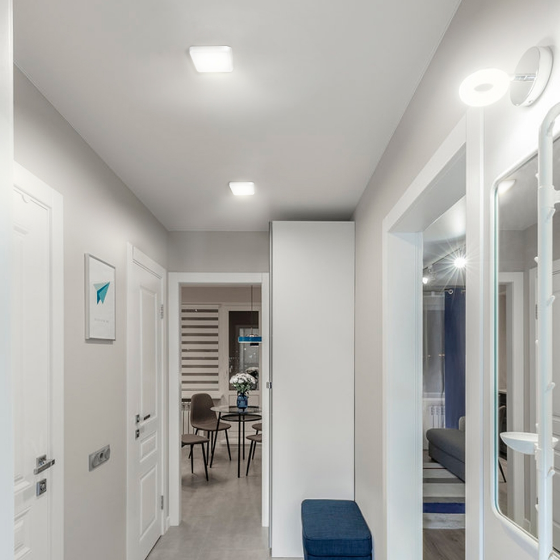 LED Світильник накладний квадратний 18W 5000К 220V VL-DLSS-185 Videx - изображение 2