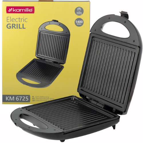 Електричний гриль 1400W 6725 KAMILLE - изображение 5