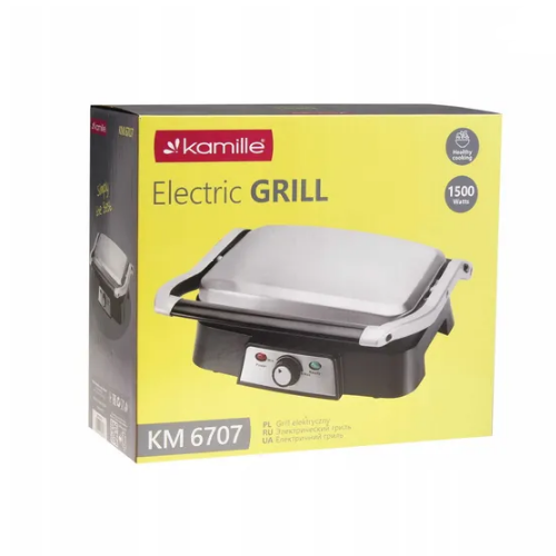 Електричний гриль 1500W 6707 KAMILLE - изображение 7